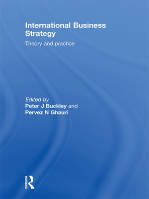 cover image of International Business Strategy